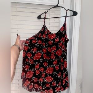 Floral tank top